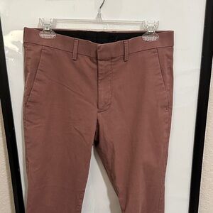 Express Men's Classic Burgandy Chinos